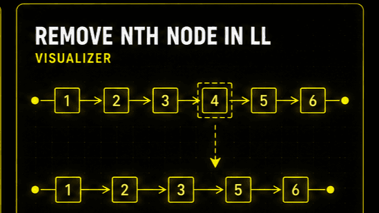 Remove Node from End in Linked List Visualizer